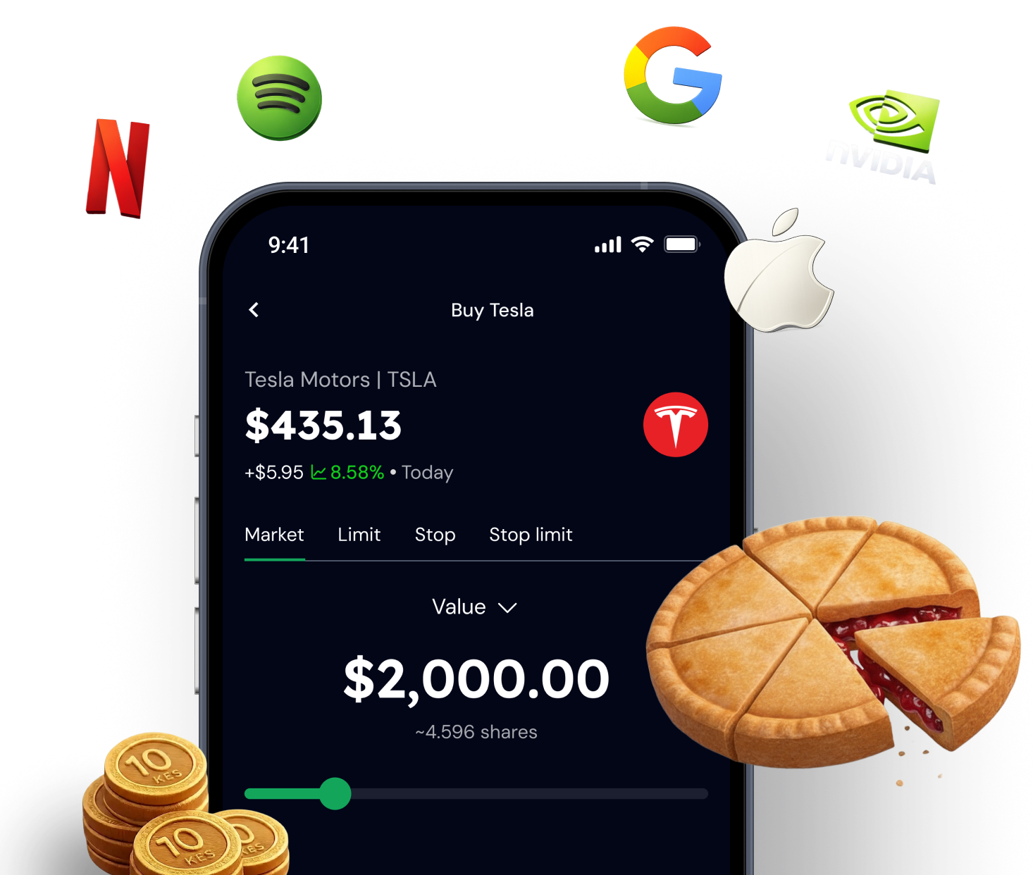 Buy a slice of stocks